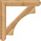 Ekena Millwork Westlake Craftsman Rough Sawn Bracket, Western Red Cedar, 6"W x 42"D x 42"H BKT06X42X42WTL04RWR - alternate 3